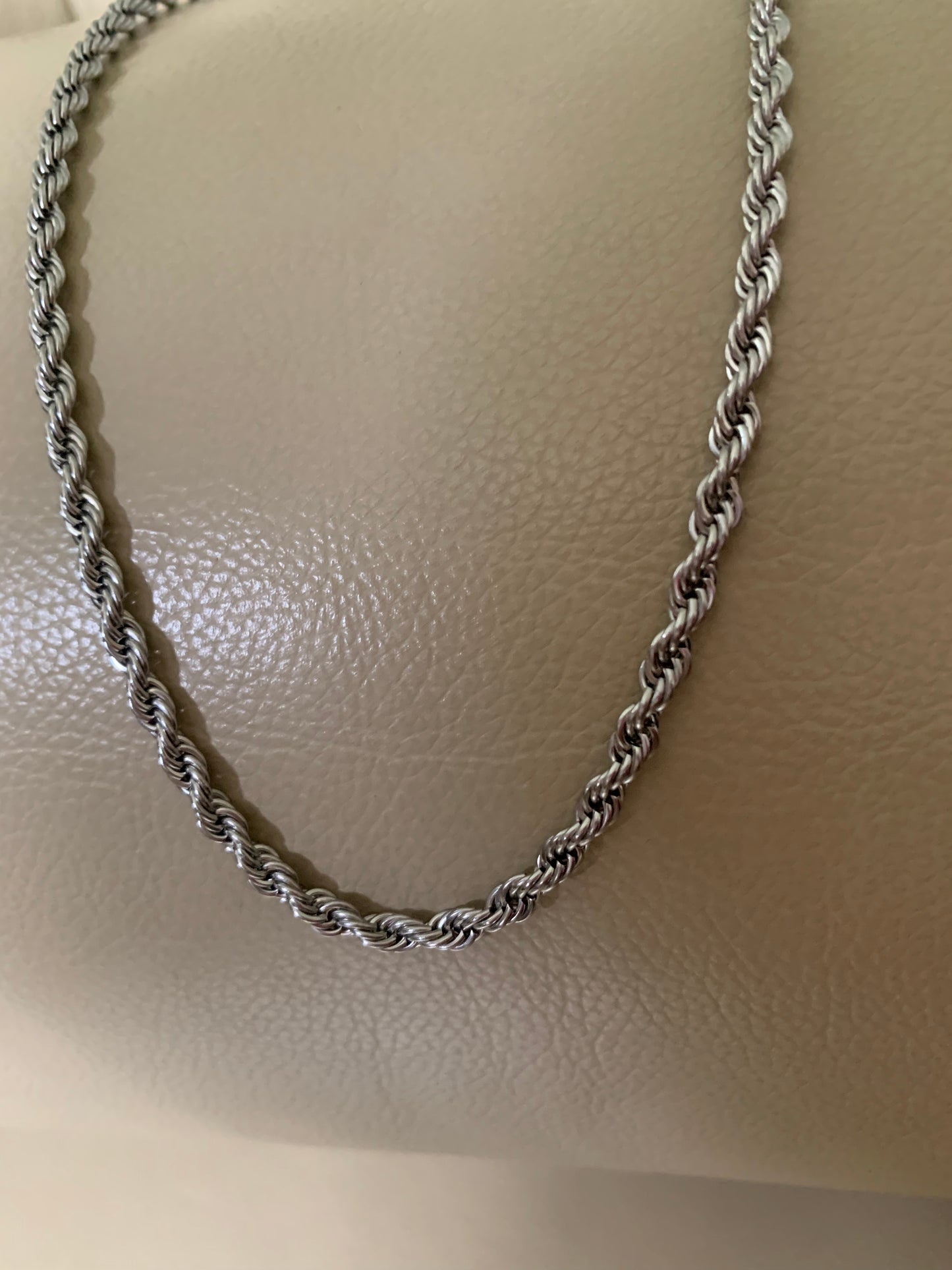 Stainless Steel Gold Plated Rope 4mm Chain