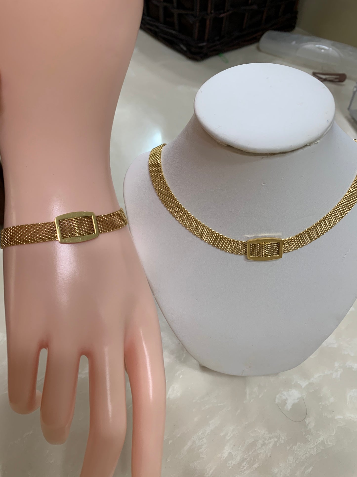 Choker necklace and Bracelet Set