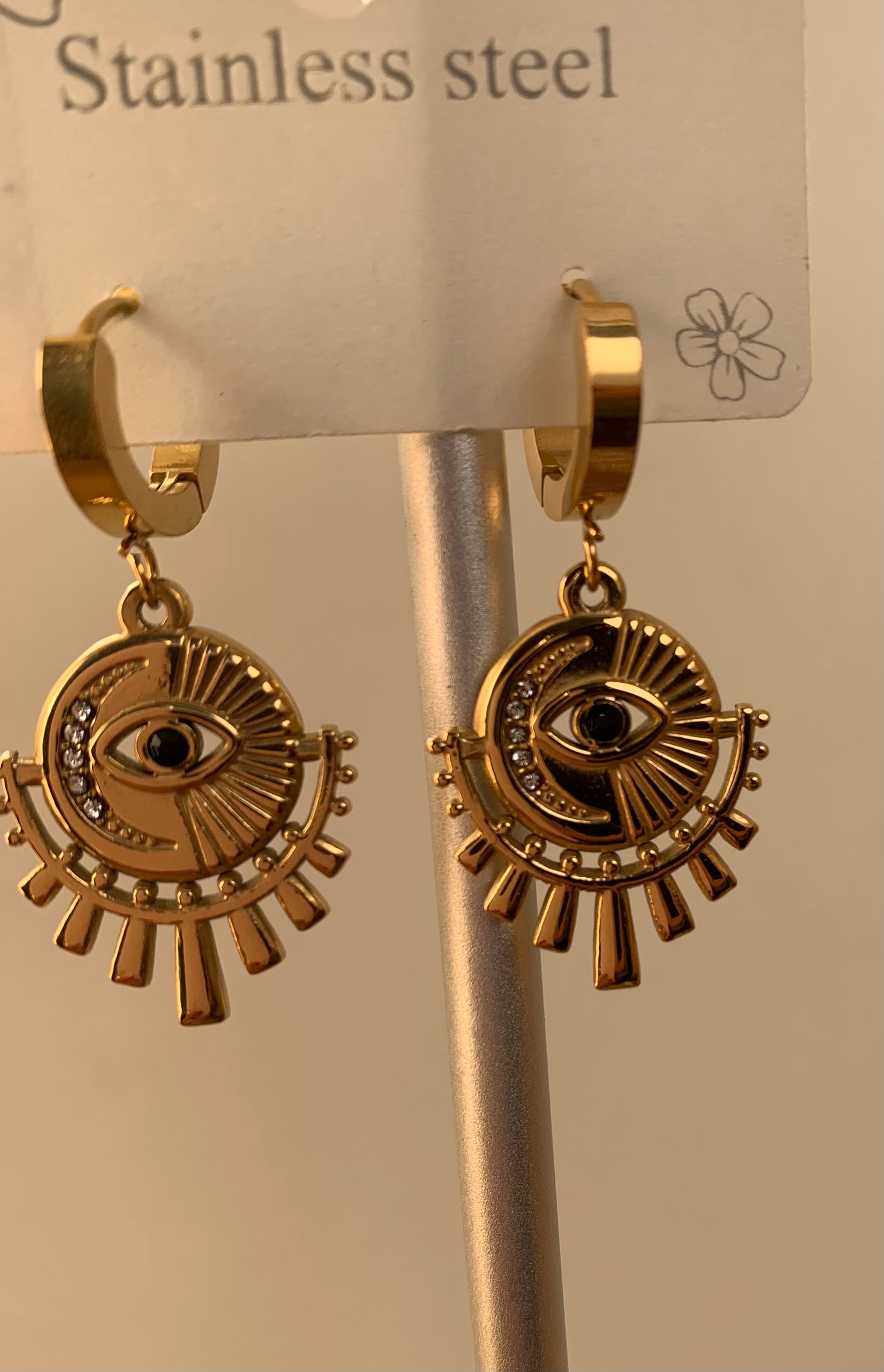 Evil Eye Hoop earrings