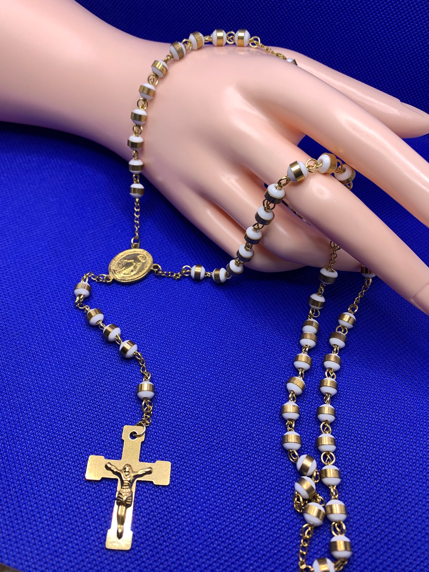 Stainless Steel Rosary for men