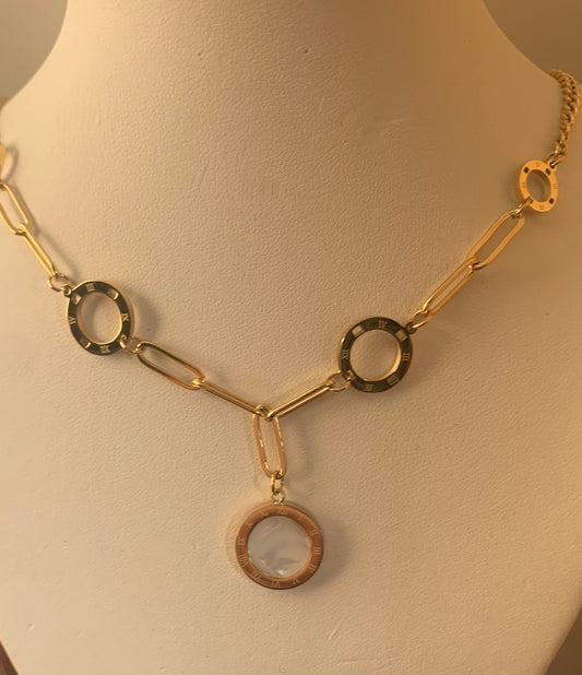 Roman Number Necklace